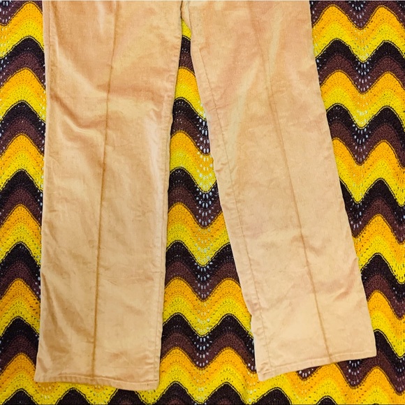 RARE VTG 1970s Corduroy Wide Leg Pants - Picture 4 of 14